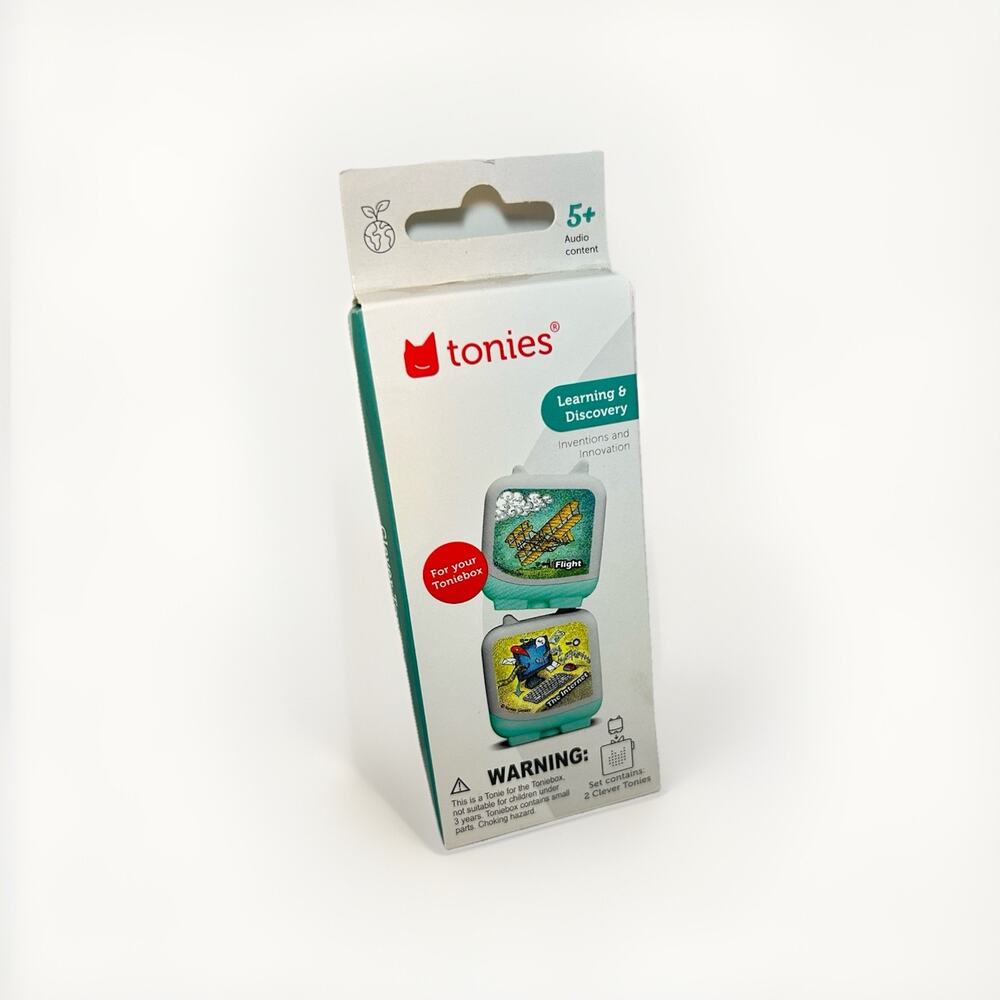NEW Tonies Learning & Discovery Flight and Internet Audio 2 Pack For Toniebox
